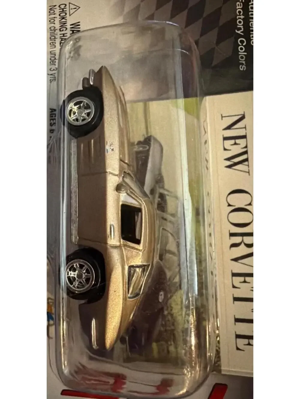 Johnny Lightning 1963 Corvette Diecast Model Gold 6 Of 50 Celebrating 50 Years A